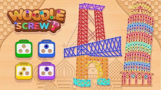 Woodle Screw Jam 1.3.8. Скриншот 8