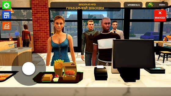 Burger Restaurant Simulator 3D 2.1.5. Скриншот 7