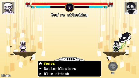 Underverse Battles 2.3.5. Скриншот 28
