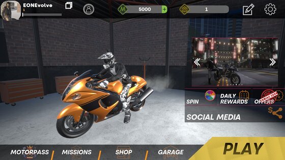 Motorcycle Sim: Multi 3.3. Скриншот 5