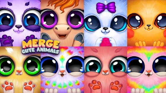 Merge Cute Animals 2.50.00. Скриншот 1