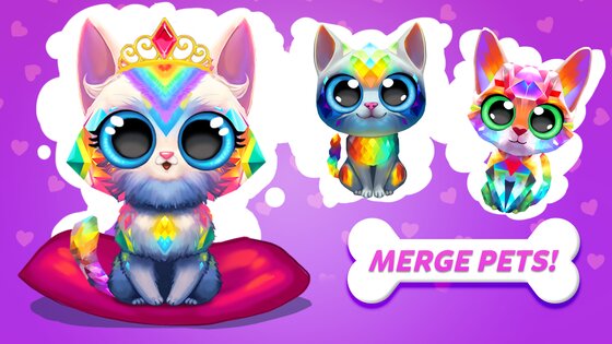 Merge Cute Animals 2.50.00. Скриншот 11