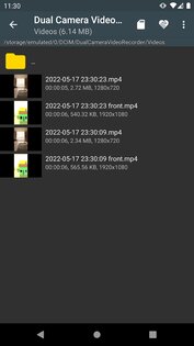 Видеозапись с двух камер 1.1.0. Скриншот 10