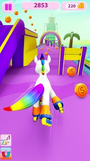 Unicorn Fun: Endless Run Game 1.9.3. Скриншот 1