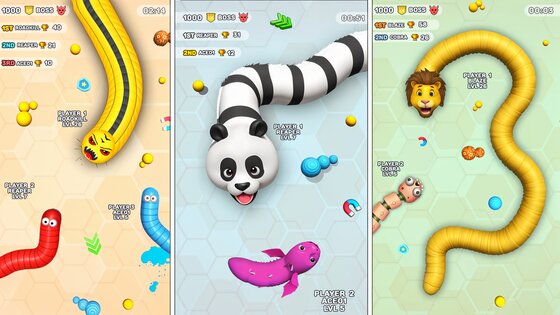 Worms Clash - Snake Games 1.9. Скриншот 15