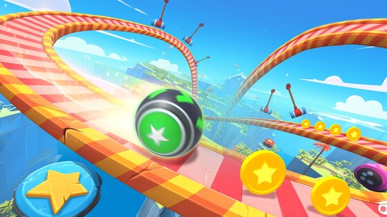 3D Super Rolling Ball Race 212. Скриншот 3