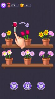 Flower Merge: Цветы Сортировка 3.211. Скриншот 1