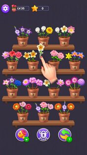 Flower Merge: Цветы Сортировка 3.211. Скриншот 2