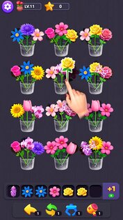 Flower Merge: Цветы Сортировка 3.211. Скриншот 4
