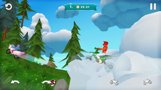 Airborne Motocross 1.8.0. Скриншот 5
