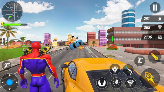 Spider Robot Hero Car 1.44. Скриншот 9