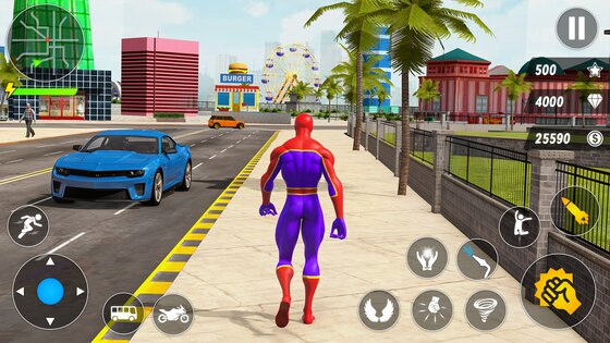 Spider Robot Hero Car 1.44. Скриншот 11