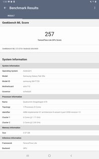 Geekbench AI 1.6.1. Скриншот 6