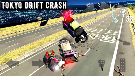 Tokyo Drift Crash 9. Скриншот 1