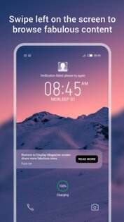 Magazine Lockscreen HiOS 15.1.2.26101. Скриншот 4