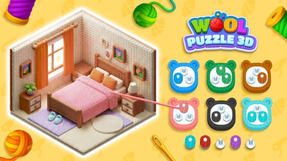 Wool Puzzle 3D 1.1.8. Скриншот 7