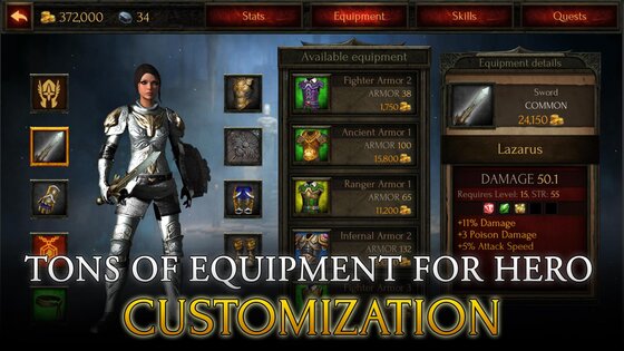 Arcane Quest Legends 1.8.0. Скриншот 10