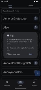 Font Manager 1.18.4. Скриншот 2