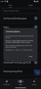 Font Manager 1.18.4. Скриншот 3