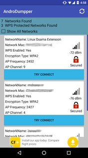 AndroDumpper 3.11. Скриншот 1