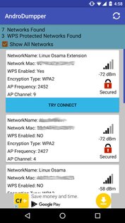 AndroDumpper 3.11. Скриншот 2