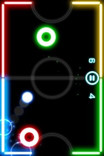 Glow Hockey 1.5.0. Скриншот 1