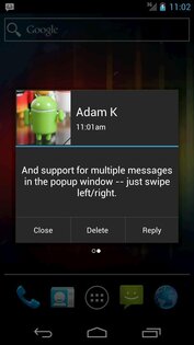 SMS Popup 1.3.1. Скриншот 2