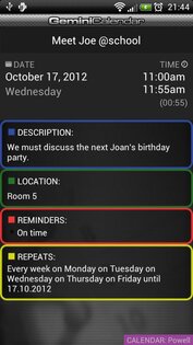 GeminiCalendar 2.13. Скриншот 3