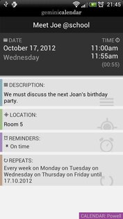 GeminiCalendar 2.13. Скриншот 4