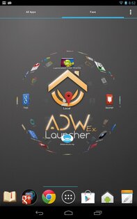 ADWLauncher EX 1.3.4.0. Скриншот 4