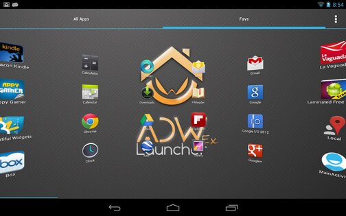 ADWLauncher EX 1.3.4.0. Скриншот 5