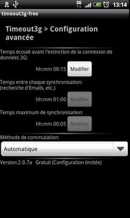 Timeout3g 2.2.2. Скриншот 1