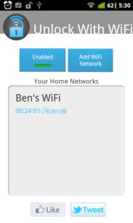Unlock With WiFi 2.7. Скриншот 1