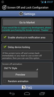 Screen Off and Lock 1.17.4. Скриншот 3