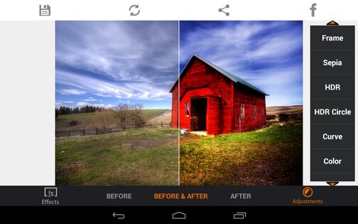 HDR FX Free 1.8.4. Скриншот 10
