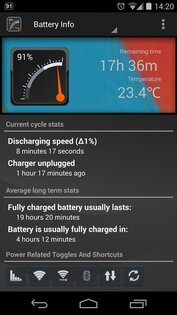 Gauge Battery Widget 2025 7.2.2. Скриншот 1