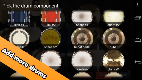 Drum kit 2.1.0. Скриншот 4