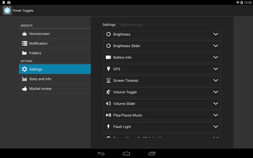 Power Toggles - 6.0.4. Скриншот 11