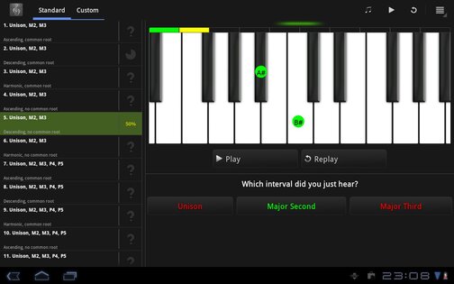 Perfect Ear 3.9.2. Скриншот 1