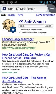 K9 Web Protection Browser 1.1.93. Скриншот 1