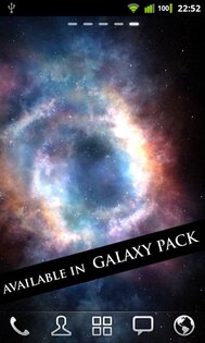 Vortex Galaxy Live Wallpaper 2.6.3. Скриншот 9