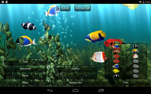 Aquarium - живые обои 3.35. Скриншот 4