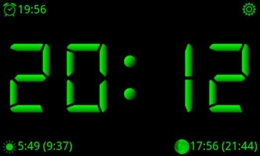 AdyClock — ночные часы 0.9.12. Скриншот 1