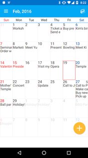 AA Calendar 2.1.7.13. Скриншот 1