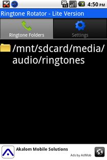 Ringtone Rotator 1.96. Скриншот 1