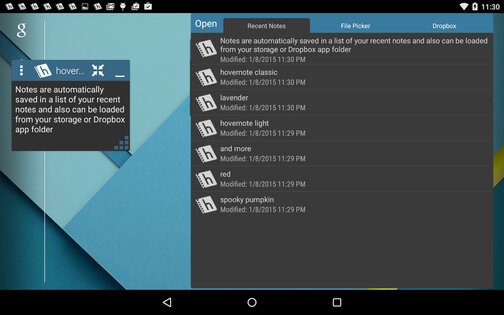 hovernote 3.1. Скриншот 4