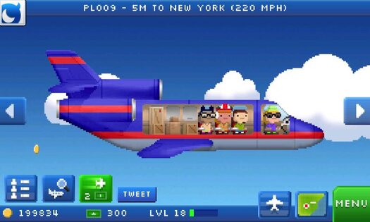 Pocket Planes 2.14.0. Скриншот 1