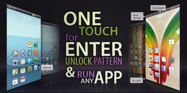 LockScreen One Touch For All 1.2.1. Скриншот 1