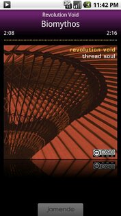 Jamendo Player 1.0.7. Скриншот 2