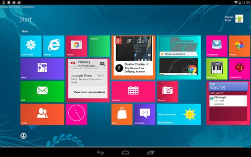 Metro UI Launcher 8.1 3.0.0. Скриншот 6